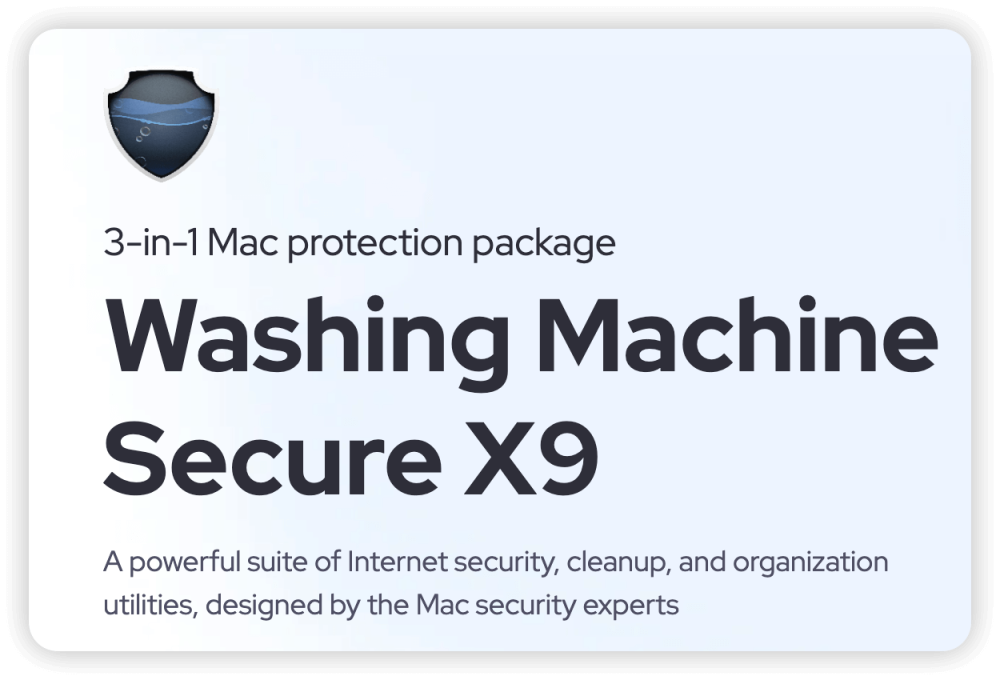 CleanMyMac Alternatives - Washing Machine Secure