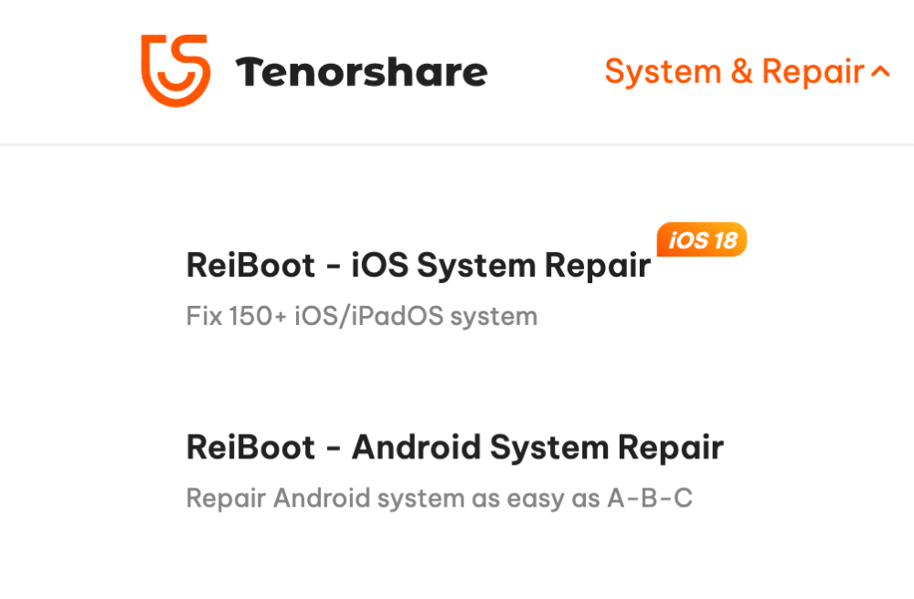 Tenorshare ReiBoot