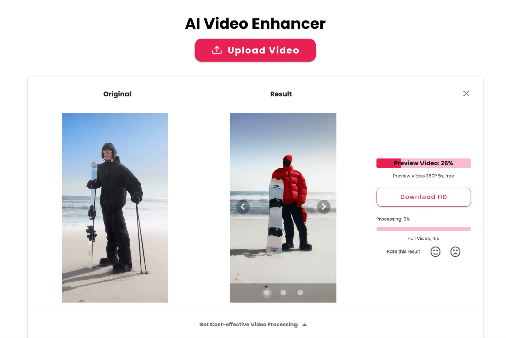 Top AI Video Enhancer - Cutout Pro