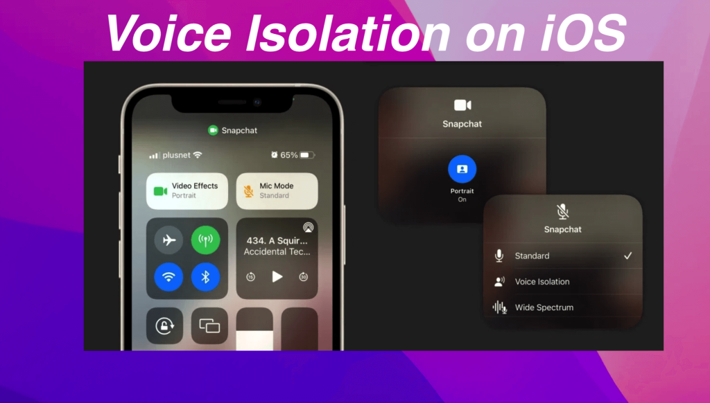 Enable Voice Isolation on iOS 18