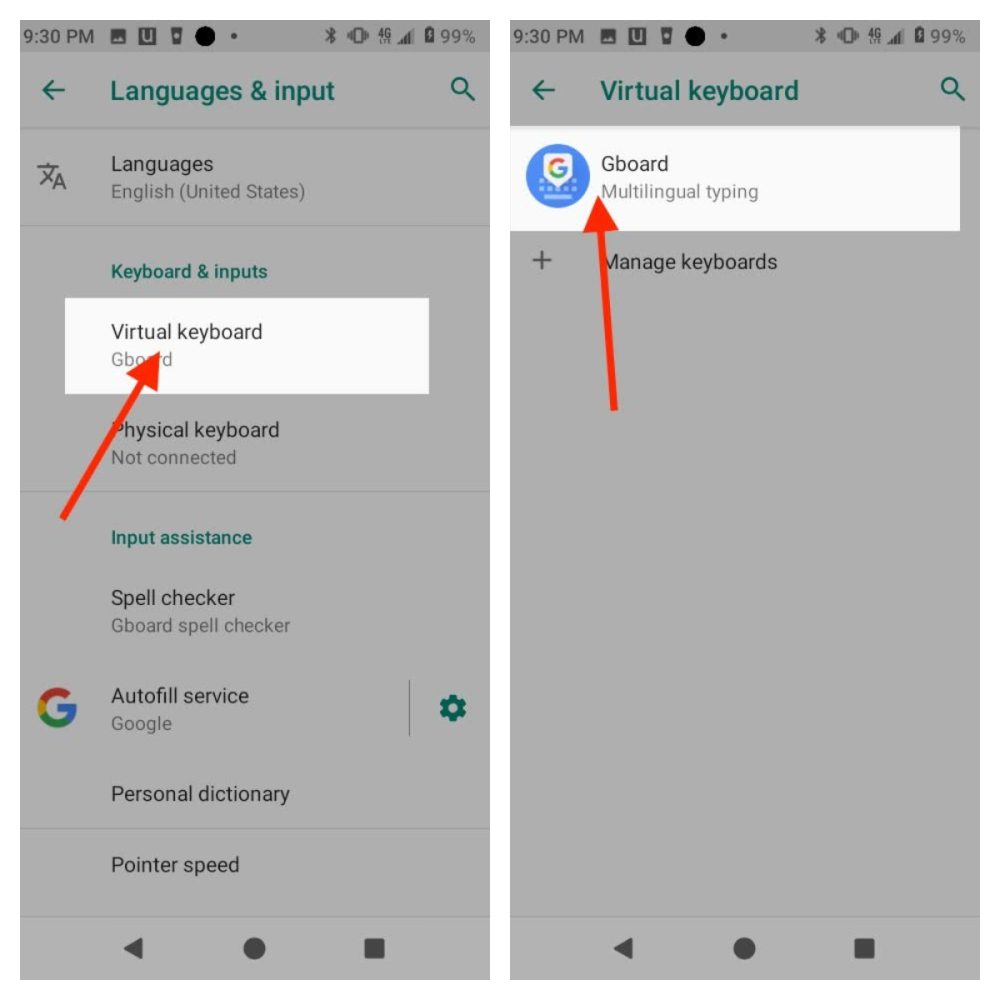 Activate Voice to Text on Android